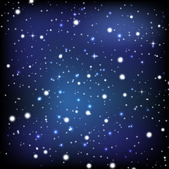 Vector night sky wallpaper
