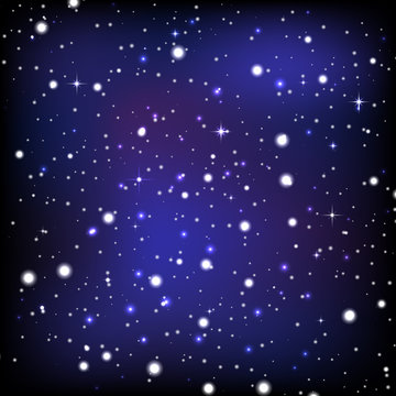 Vector night sky wallpaper