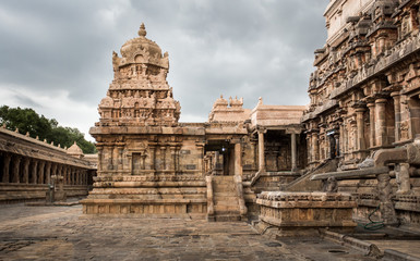 Ancient Hindu temple at Darasuram, Tamil Nadu, India