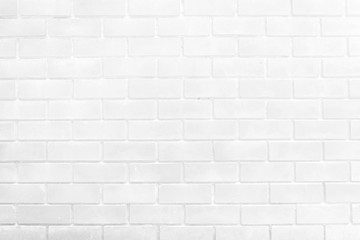 White Brick Wall Texture Background.