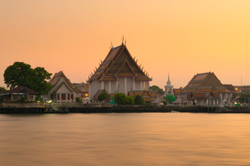 Obraz premium Wat Kalayanamit in Bangkok, Thailand.