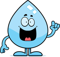 Cartoon Water Drop Idea