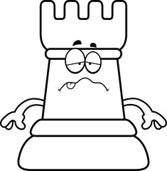 Sick Cartoon Chess Rook
