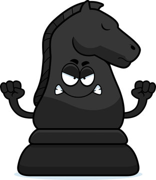 recommend clip art: Angry Cartoon Chess Knight