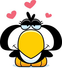 Cartoon Penguin Love