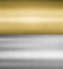 silver and gold metal textures