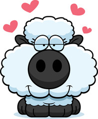 Cartoon Lamb Love