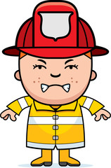 Angry Firefighter Boy