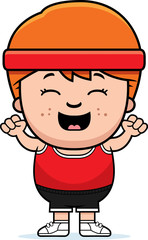 Cartoon Fitness Celebrate