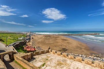 View from the Medina Fortress in Rabat, Morocco
