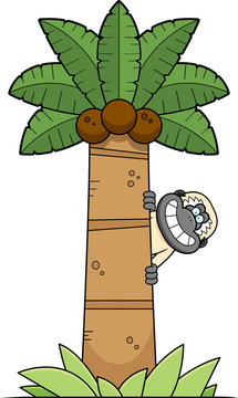 Cartoon Gibbon Tree