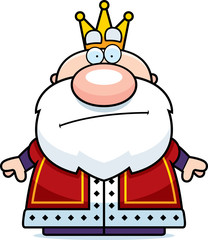 Cartoon King Bored