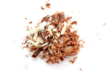 black and white chocolate