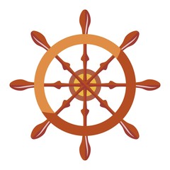 Ship steering wheel