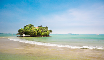 Little paradise island on Sri Lanka coast