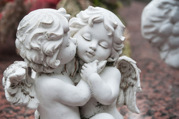 Fototapeta premium détail ange au cimetière