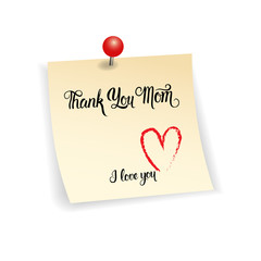 Happy Mother Day, Spring Holiday Greeting Card Banner Flat Vector Illustration