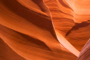 View of Lower Antelope Canyon near Page, Arizona.