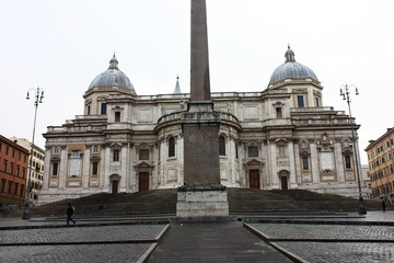 Fototapeta na wymiar Basilica di Santa Maria Maggiore Roma