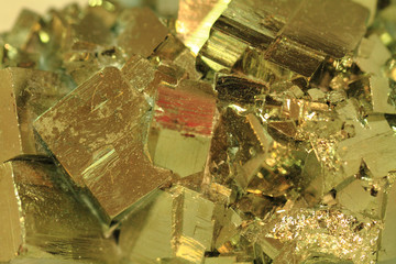 Fototapeta na wymiar pyrite mineral background