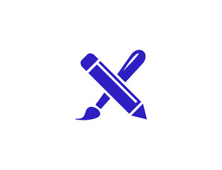 Flat web design graphic symbol