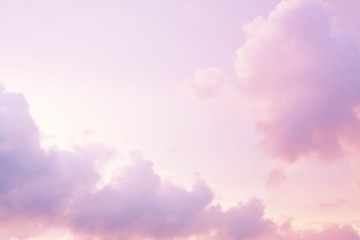 soft sky background at dawn