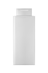Isolated shampoo bottle on white background. 3D illustartion.