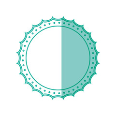 Award ribbon blank icon vector illustration graphic design