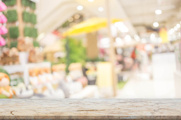Shopping mall blurred background