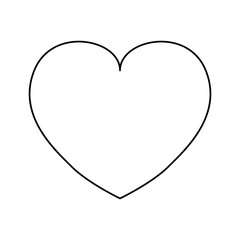 Heart and love icon vector illustration graphic design