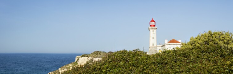 Fototapeta na wymiar lighthouse in sunshining day