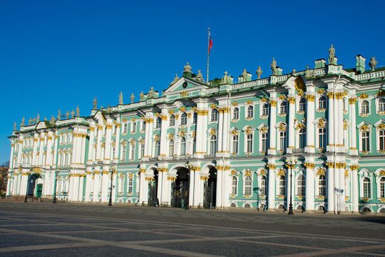the winter palace in st. petersburg