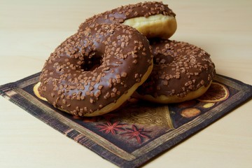 Chocolate donuts
