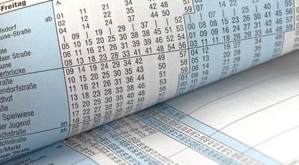 Fahrplan, &Ouml;ffentliche Verkehrsmittel