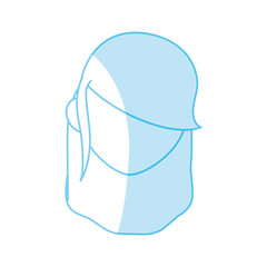 Female gender avatar icon vector illustration graphic design