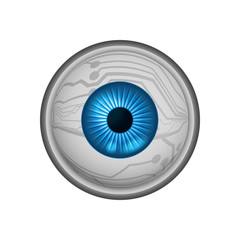 Human eye symbol icon vector illustration graphic design