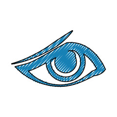 Obraz na płótnie Canvas Human eye symbol icon vector illustration graphic design
