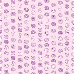 donuts background pattern