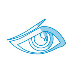Human eye symbol icon vector illustration graphic design