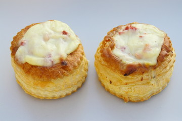 bouchée à la reine à la béchamel et jambon