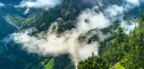 Alpy Szwajcarskie - Murren, view from hotel © grzegorz_pakula
