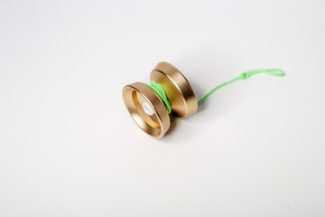 yo-yo toy isolated on white
