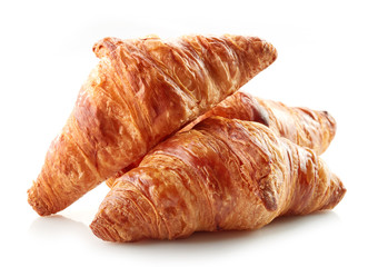 freshly baked croissants