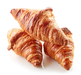 freshly baked croissants