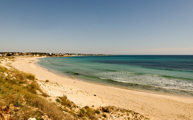 very nice view of puglia coastline