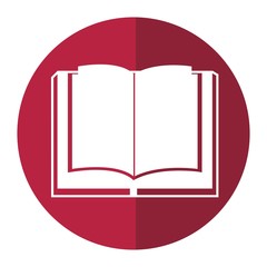 book icon over white background. vector illustration