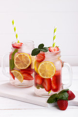 Detox fruit infused water