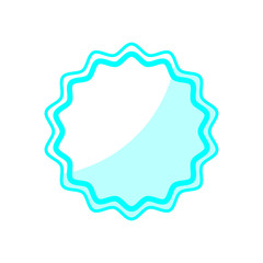 seal stamp icon over white background. vector illustration