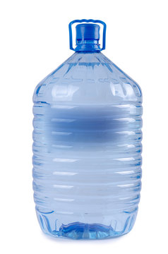Big bottle of water isolated on a white background