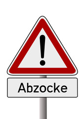 Achtung Abzocke